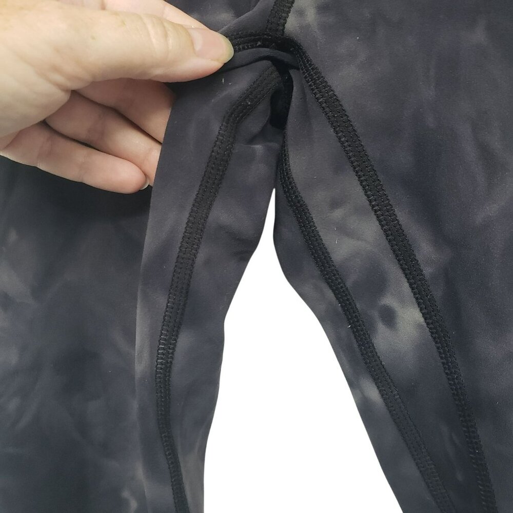 Zyia Active Gray Tie Dye Yoga Leggings Workout Casual Athletic - Picture 7 of 11